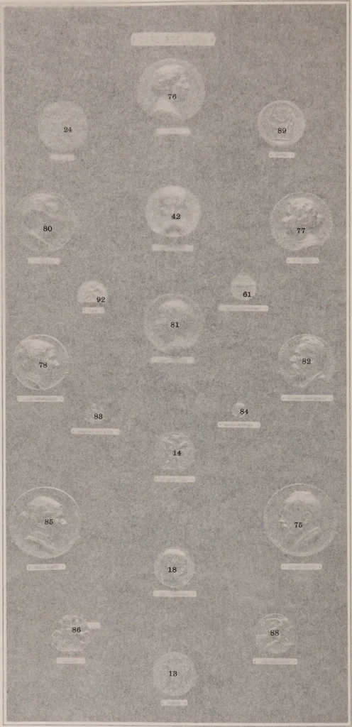 An illustration from Catalogue of the international exhibition of contemporary medals. March, 1910 [electronic resource], 1911, leaf 297