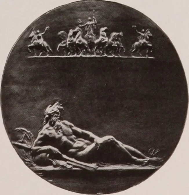 An illustration from Catalogue of the international exhibition of contemporary medals. March, 1910 [electronic resource], 1911, leaf 298