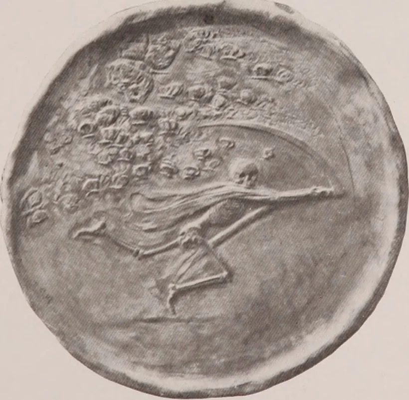 An illustration from Catalogue of the international exhibition of contemporary medals. March, 1910 [electronic resource], 1911, leaf 302