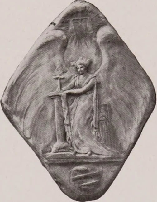An illustration from Catalogue of the international exhibition of contemporary medals. March, 1910 [electronic resource], 1911, leaf 303