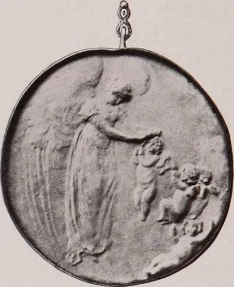 An illustration from Catalogue of the international exhibition of contemporary medals. March, 1910 [electronic resource], 1911, leaf 303