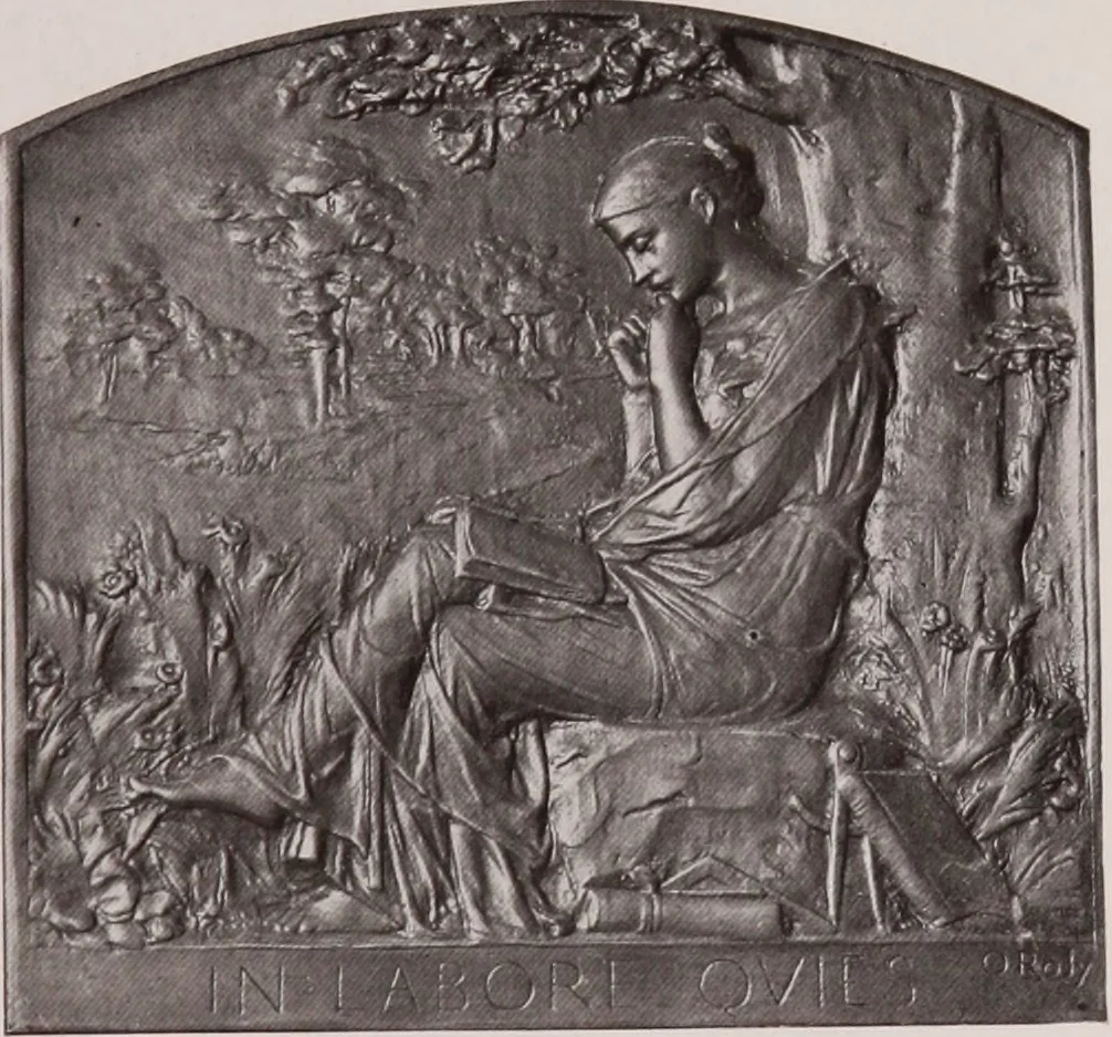 An illustration from Catalogue of the international exhibition of contemporary medals. March, 1910 [electronic resource], 1911, leaf 318