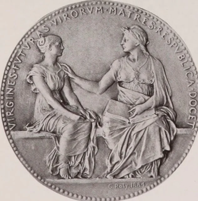 An illustration from Catalogue of the international exhibition of contemporary medals. March, 1910 [electronic resource], 1911, leaf 319