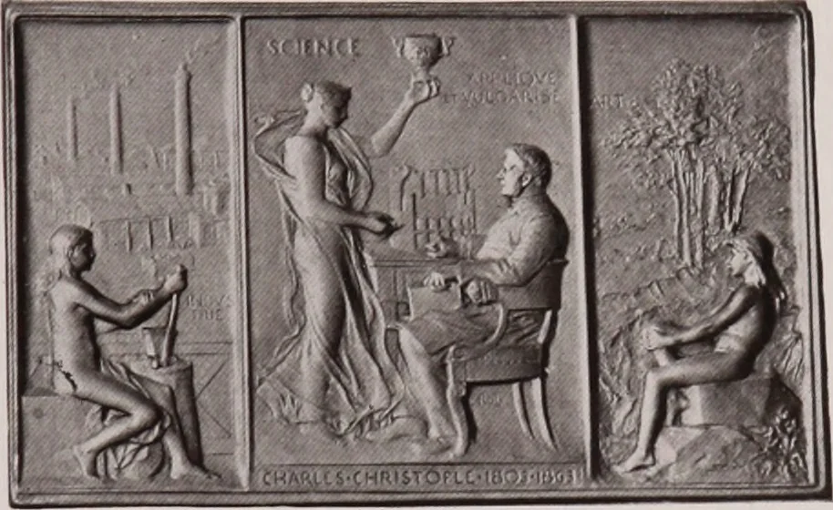 An illustration from Catalogue of the international exhibition of contemporary medals. March, 1910 [electronic resource], 1911, leaf 320
