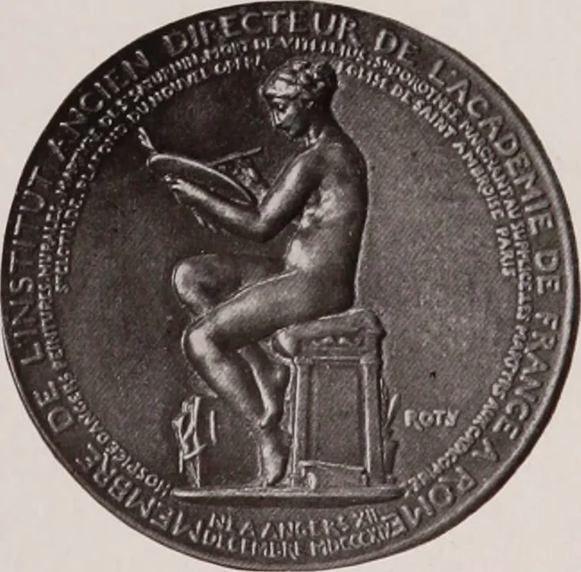 An illustration from Catalogue of the international exhibition of contemporary medals. March, 1910 [electronic resource], 1911, leaf 320