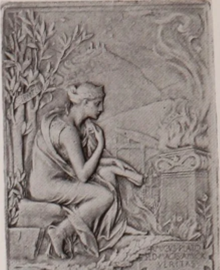 An illustration from Catalogue of the international exhibition of contemporary medals. March, 1910 [electronic resource], 1911, leaf 321