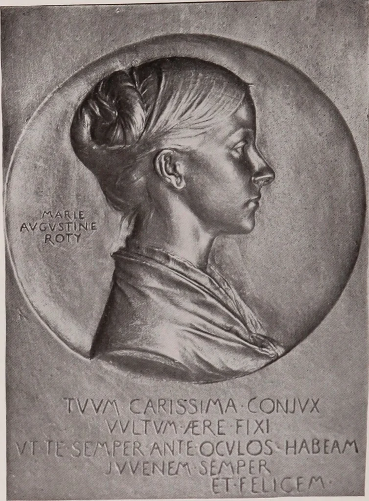 An illustration from Catalogue of the international exhibition of contemporary medals. March, 1910 [electronic resource], 1911, leaf 321