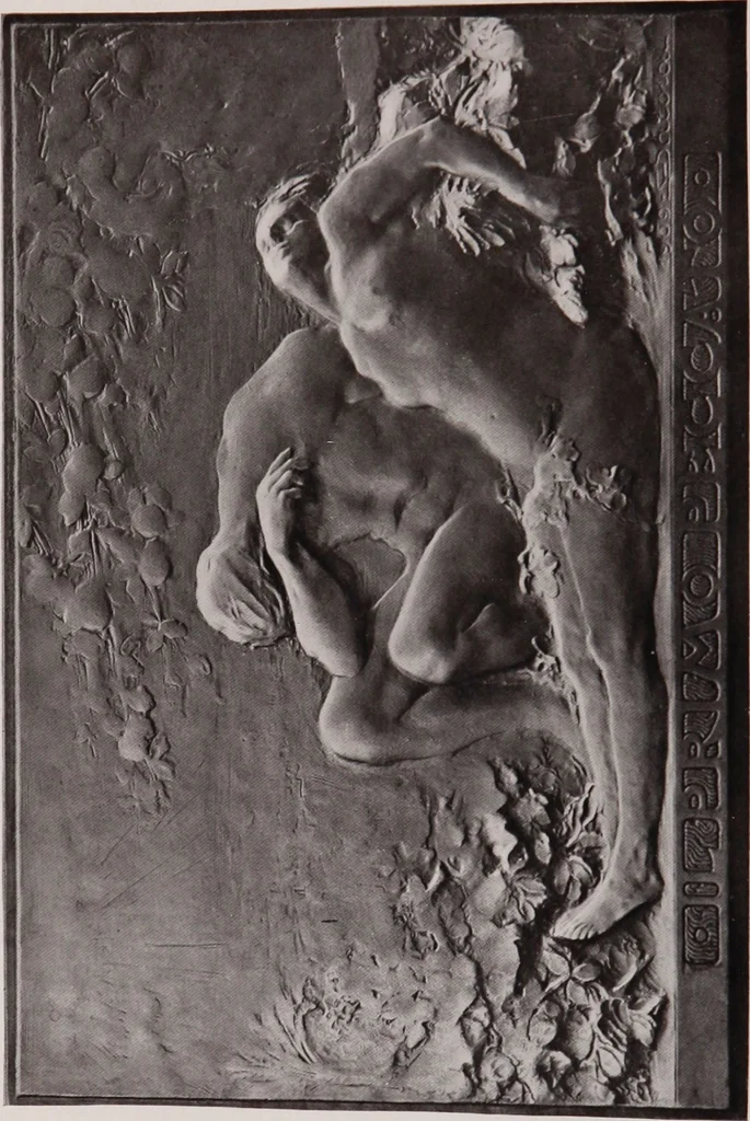 An illustration from Catalogue of the international exhibition of contemporary medals. March, 1910 [electronic resource], 1911, leaf 335