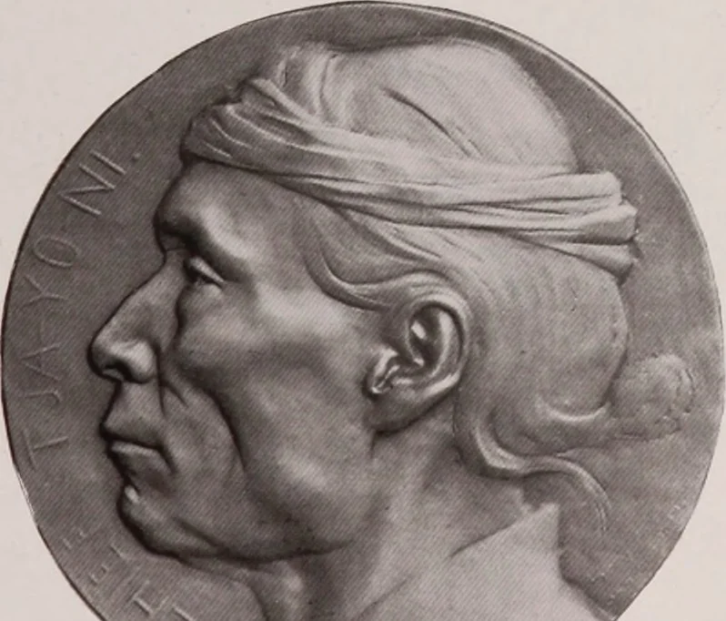 An illustration from Catalogue of the international exhibition of contemporary medals. March, 1910 [electronic resource], 1911, leaf 336