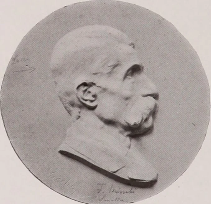 An illustration from Catalogue of the international exhibition of contemporary medals. March, 1910 [electronic resource], 1911, leaf 351