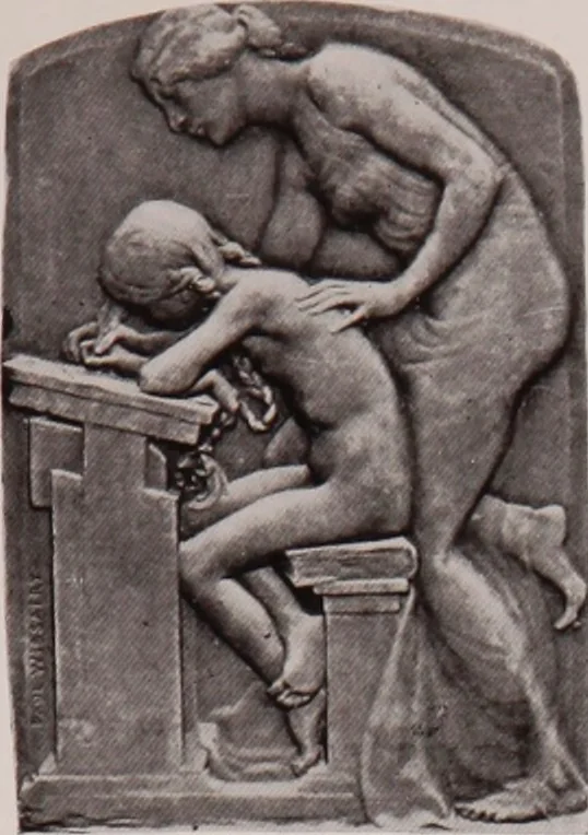 An illustration from Catalogue of the international exhibition of contemporary medals. March, 1910 [electronic resource], 1911, leaf 362