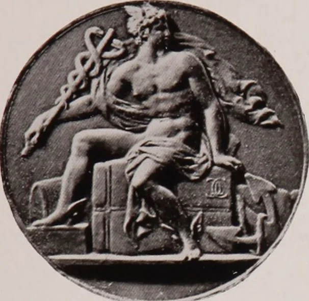 An illustration from Catalogue of the international exhibition of contemporary medals. March, 1910 [electronic resource], 1911, leaf 376