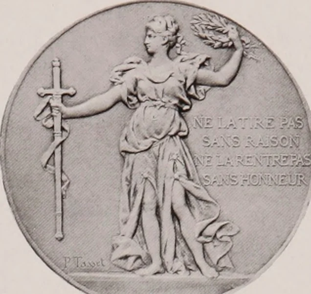 An illustration from Catalogue of the international exhibition of contemporary medals. March, 1910 [electronic resource], 1911, leaf 376