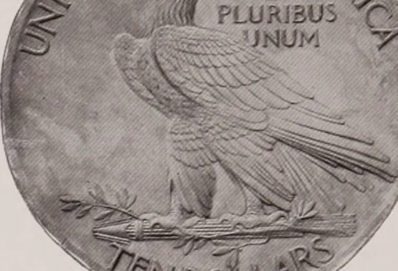 An illustration from Catalogue of the international exhibition of contemporary medals. March, 1910 [electronic resource], 1911, leaf 385