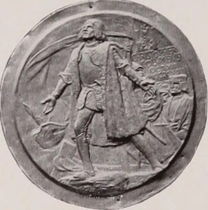 An illustration from Catalogue of the international exhibition of contemporary medals. March, 1910 [electronic resource], 1911, leaf 385