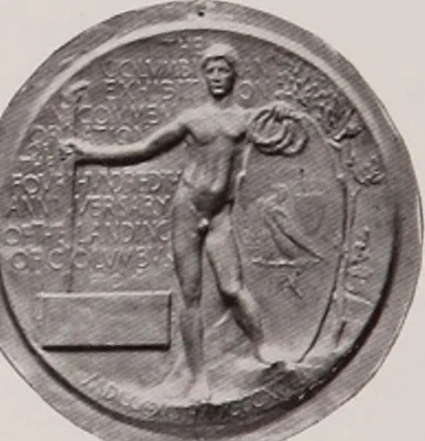An illustration from Catalogue of the international exhibition of contemporary medals. March, 1910 [electronic resource], 1911, leaf 385