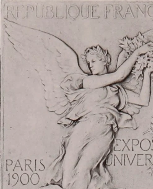 An illustration from Catalogue of the international exhibition of contemporary medals. March, 1910 [electronic resource], 1911, leaf 397
