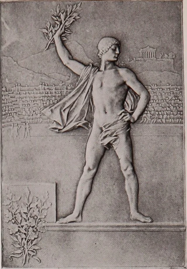 An illustration from Catalogue of the international exhibition of contemporary medals. March, 1910 [electronic resource], 1911, leaf 397