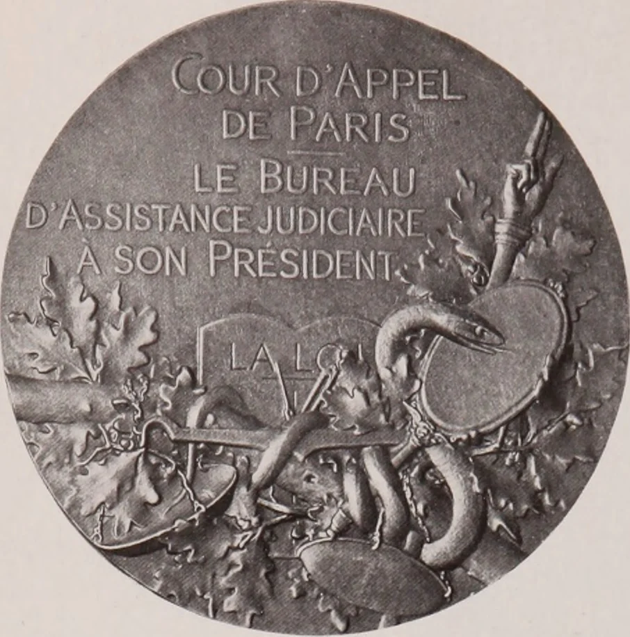 An illustration from Catalogue of the international exhibition of contemporary medals. March, 1910 [electronic resource], 1911, leaf 399