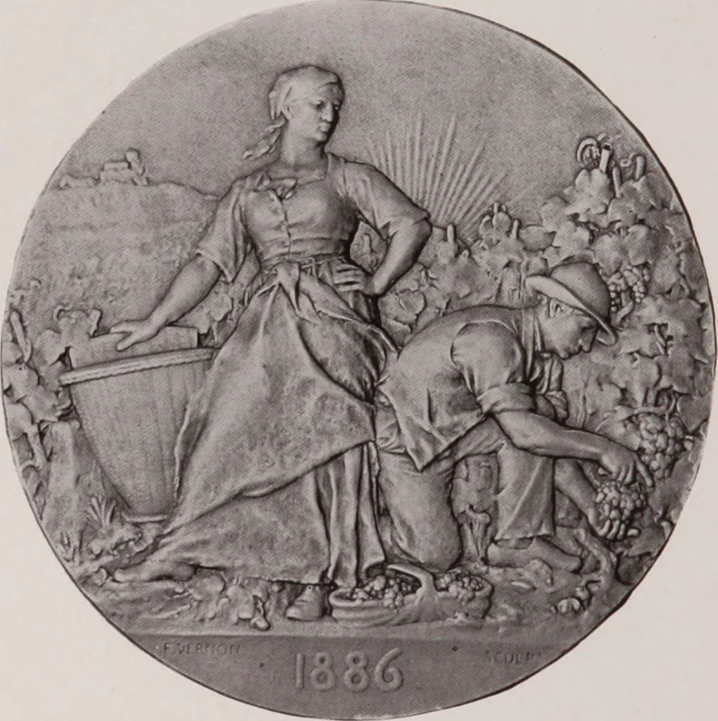 An illustration from Catalogue of the international exhibition of contemporary medals. March, 1910 [electronic resource], 1911, leaf 399