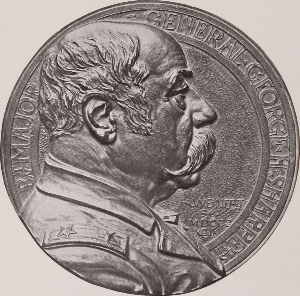 An illustration from Catalogue of the international exhibition of contemporary medals. March, 1910 [electronic resource], 1911, leaf 403