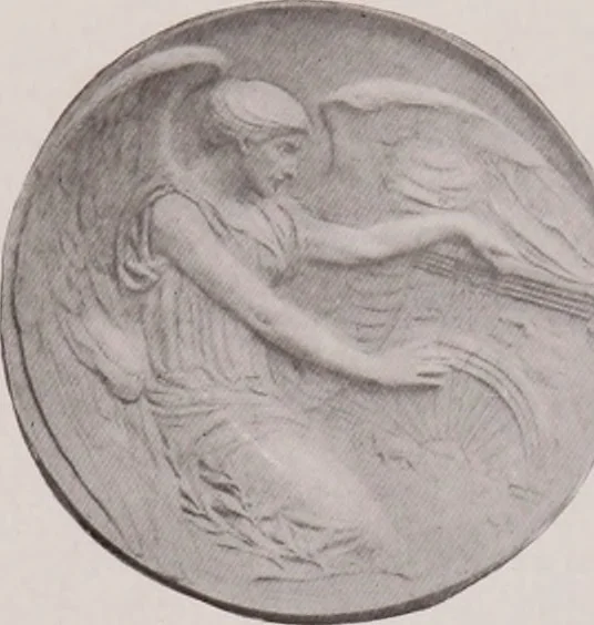 An illustration from Catalogue of the international exhibition of contemporary medals. March, 1910 [electronic resource], 1911, leaf 407