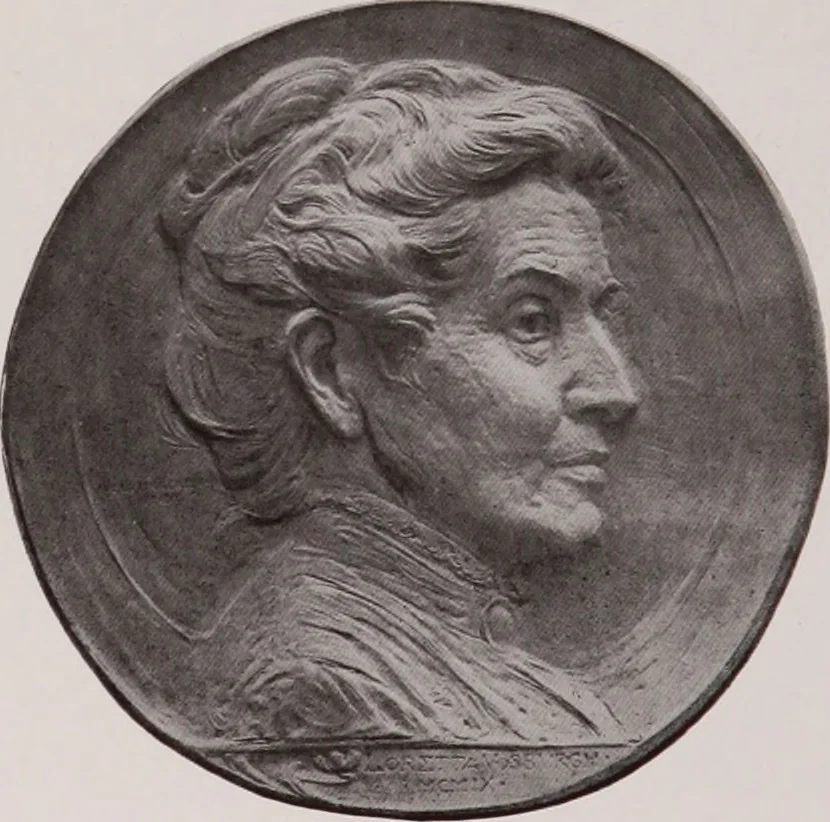 An illustration from Catalogue of the international exhibition of contemporary medals. March, 1910 [electronic resource], 1911, leaf 407