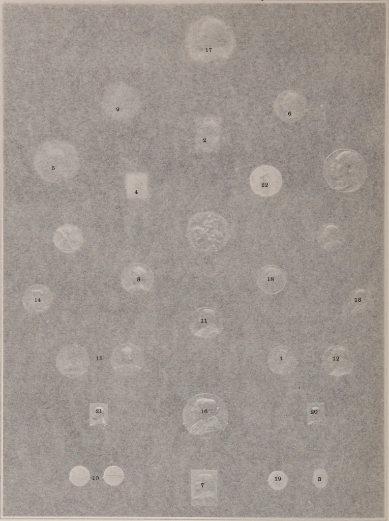 An illustration from Catalogue of the international exhibition of contemporary medals. March, 1910 [electronic resource], 1911, leaf 411