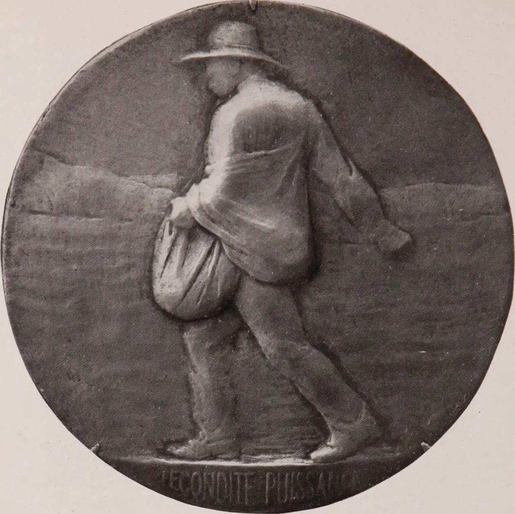 An illustration from Catalogue of the international exhibition of contemporary medals. March, 1910 [electronic resource], 1911, leaf 417
