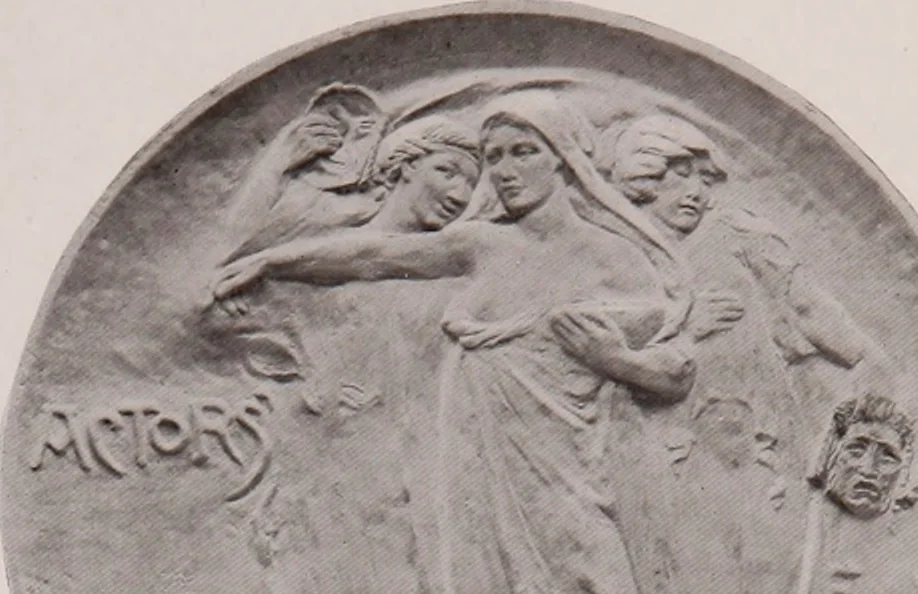 An illustration from Catalogue of the international exhibition of contemporary medals. March, 1910 [electronic resource], 1911, leaf 56