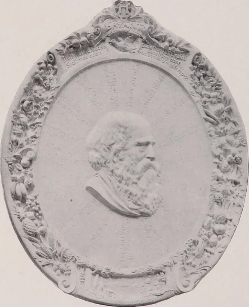 An illustration from Catalogue of the international exhibition of contemporary medals. March, 1910 [electronic resource], 1911, leaf 57