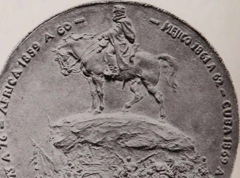 An illustration from Catalogue of the international exhibition of contemporary medals. March, 1910 [electronic resource], 1911, leaf 61