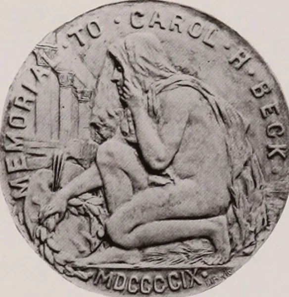 An illustration from Catalogue of the international exhibition of contemporary medals. March, 1910 [electronic resource], 1911, leaf 71