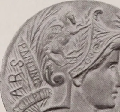 An illustration from Catalogue of the international exhibition of contemporary medals. March, 1910 [electronic resource], 1911, leaf 71