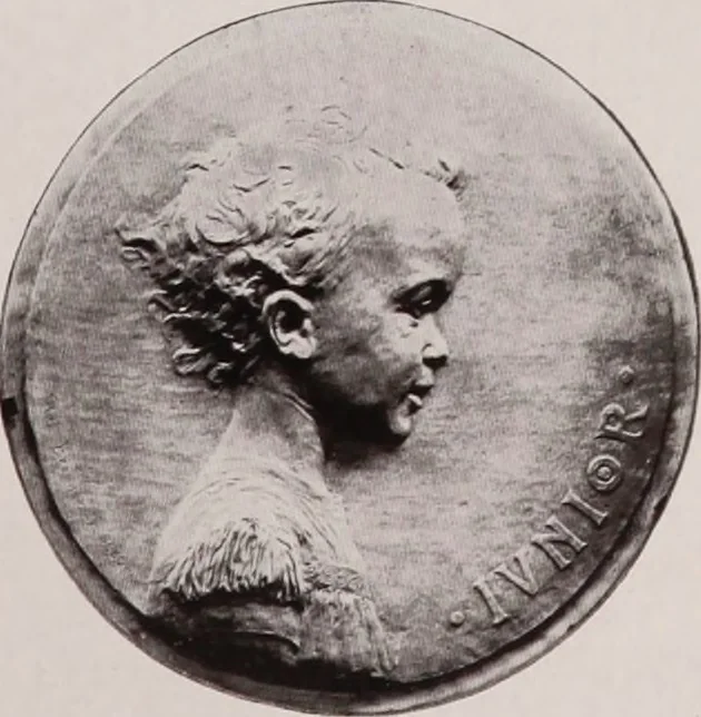 An illustration from Catalogue of the international exhibition of contemporary medals. March, 1910 [electronic resource], 1911, leaf 72