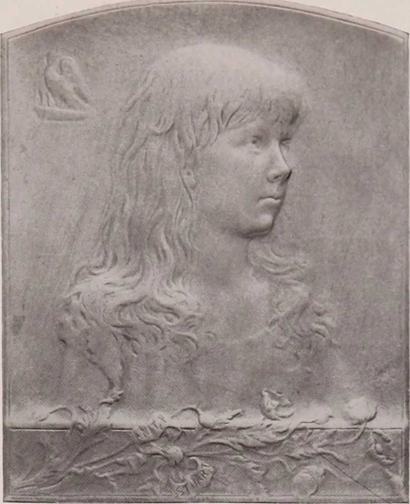 An illustration from Catalogue of the international exhibition of contemporary medals. March, 1910 [electronic resource], 1911, leaf 77