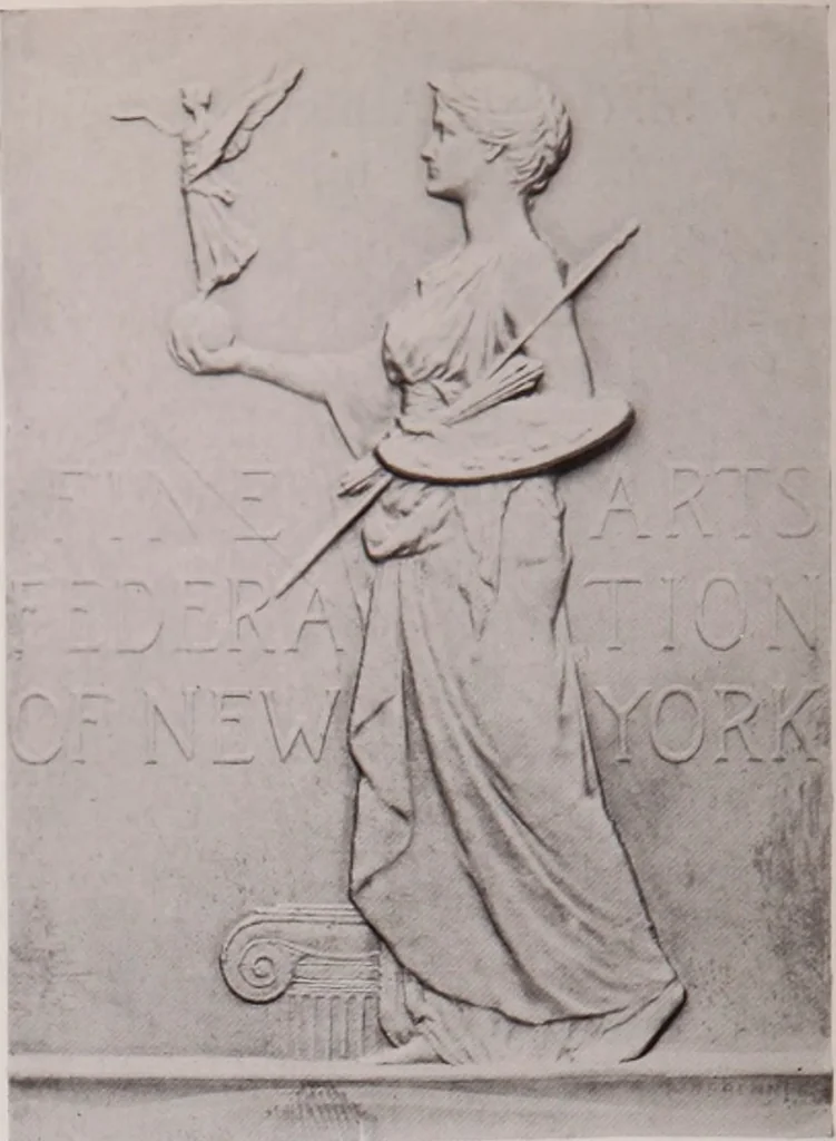 An illustration from Catalogue of the international exhibition of contemporary medals. March, 1910 [electronic resource], 1911, leaf 77