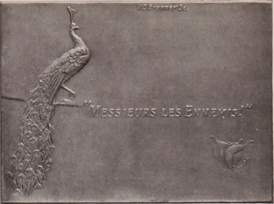 An illustration from Catalogue of the international exhibition of contemporary medals. March, 1910 [electronic resource], 1911, leaf 78