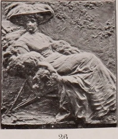 An illustration from Catalogue of the international exhibition of contemporary medals. March, 1910 [electronic resource], 1911, leaf 94