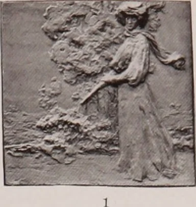 An illustration from Catalogue of the international exhibition of contemporary medals. March, 1910 [electronic resource], 1911, leaf 94