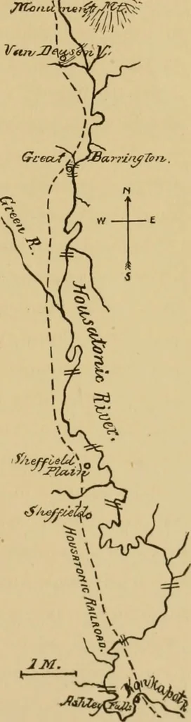 An illustration from Boating trips on New England rivers, 1884, leaf 102