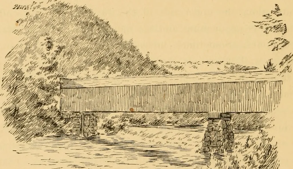 An illustration from Boating trips on New England rivers, 1884, leaf 111