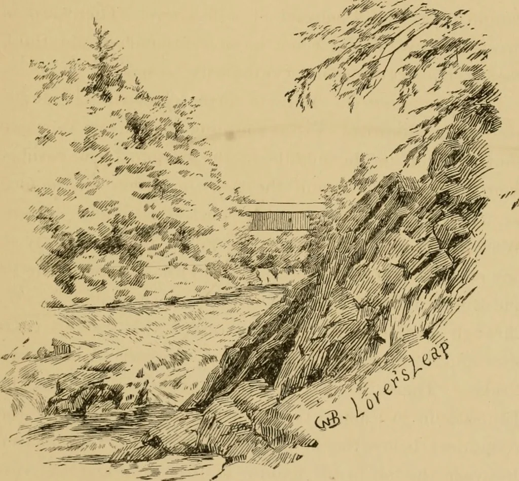 An illustration from Boating trips on New England rivers, 1884, leaf 120