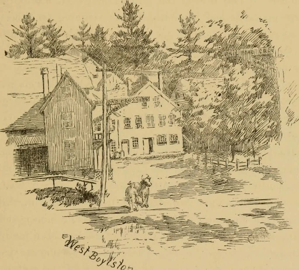 An illustration from Boating trips on New England rivers, 1884, leaf 134