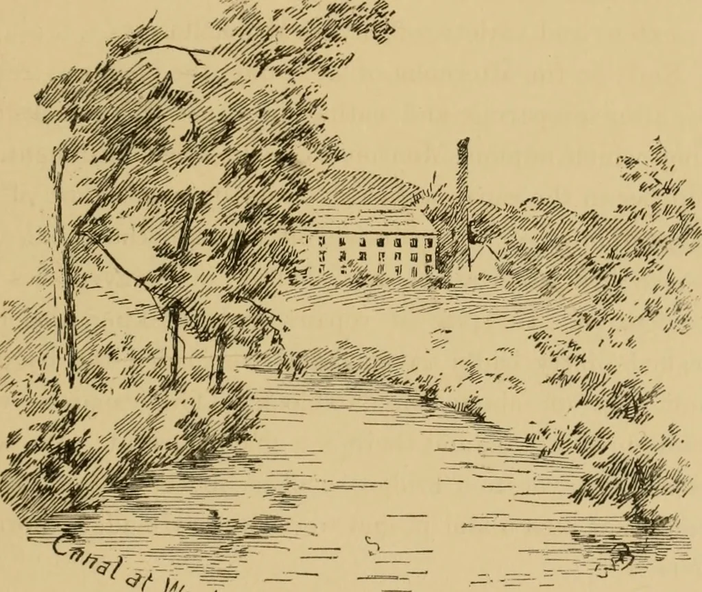 An illustration from Boating trips on New England rivers, 1884, leaf 138