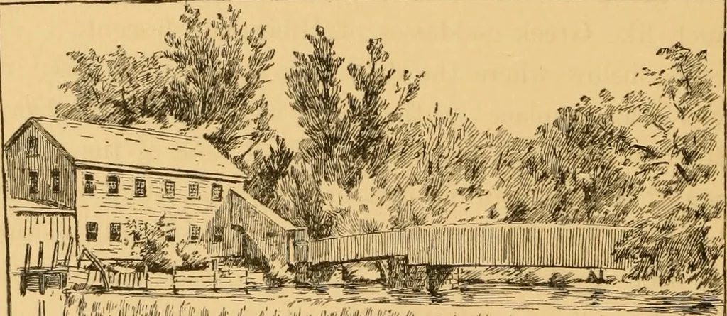 An illustration from Boating trips on New England rivers, 1884, leaf 167