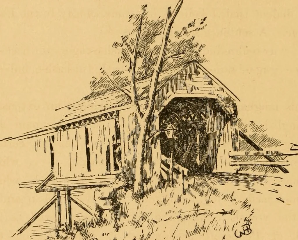 An illustration from Boating trips on New England rivers, 1884, leaf 171