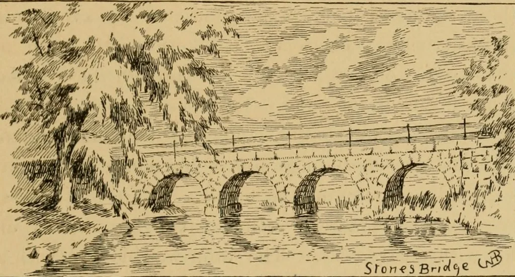An illustration from Boating trips on New England rivers, 1884, leaf 30