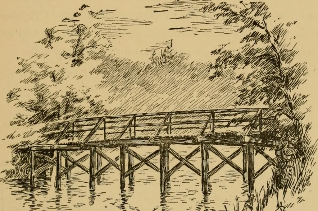 An illustration from Boating trips on New England rivers, 1884, leaf 34