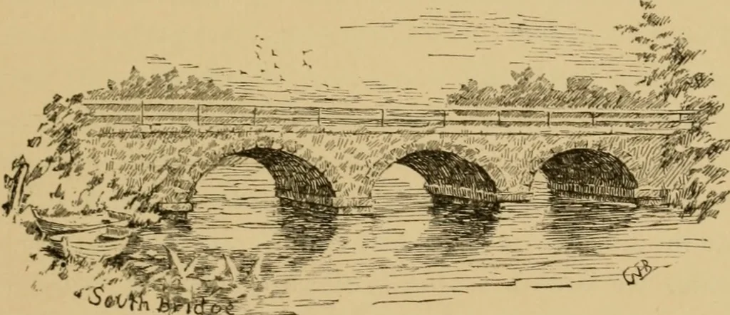 An illustration from Boating trips on New England rivers, 1884, leaf 36